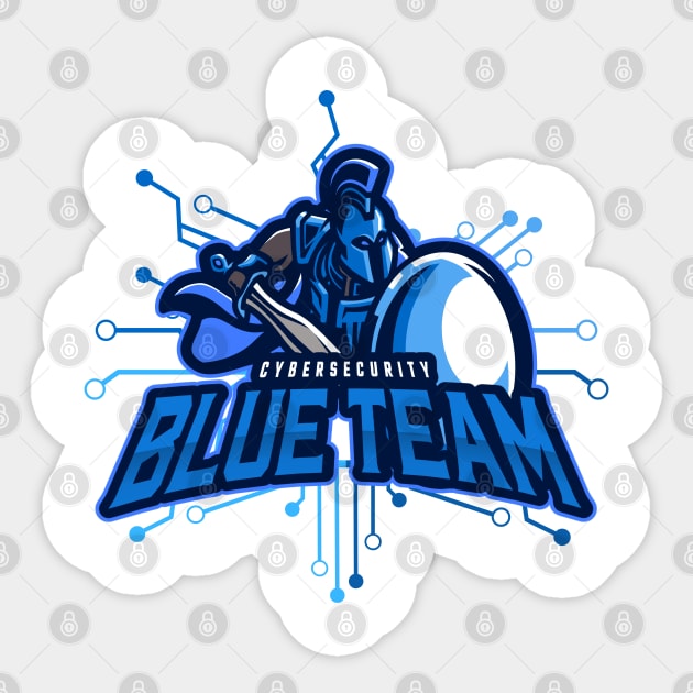 Cybersecurity Spartan Circuits Blue Team Gamification Logo Sticker by FSEstyle